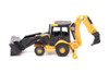 Caterpillar 420E Backhoe Loader, Yellow/Black - Diecast Masters 85973CS - Micro Scale Diecast Model Toy Car