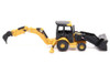 Caterpillar 420E Backhoe Loader, Yellow/Black - Diecast Masters 85973CS - Micro Scale Diecast Model Toy Car