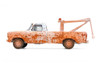 1973 Ford F-100 Tow Truck, White Weathered - Greenlight 35300B/48 - 1/64 Scale Diecast Model Toy Car