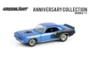 1971 Plymouth Barracuda 440 6bbl, B5 Blue - Greenlight 28160D/48 - 1/64 Scale Diecast Model Toy Car