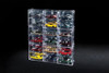 6 Car Interlocking Collectible Display Showcase for 1/64 Scale Model Cars,  - Auto World AWDC003/12 - 1/64 scale Display Case