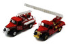 Box of 12 Classic Emergency Fire Engine, Red - Showcasts 504D - 4.75 Scale Diecast Model Toy Cars