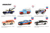Box of 6 Chevron Special Edition Series 1, ASSTD - Greenlight 41175/48 - 1/64 Scale Diecast Model Toy Cars