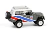 1970 Jeep Jeepster Commando w/Off-Road Parts "Chevron", Gray - Greenlight 41175C/48 - 1/64 Scale Diecast Model Toy Car