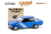 1972 Datsun 510 "Show it Like it is - a Champion", Blue/White Stripes - Greenlight 39150C/48 - 1/64 Scale Diecast Model Toy Car