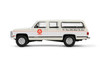 1990 Chevy Suburban "Texaco", Cream/White - Greenlight 41165E/48 - 1/64 Scale Diecast Model Toy Car