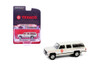 1990 Chevy Suburban "Texaco", Cream/White - Greenlight 41165E/48 - 1/64 Scale Diecast Model Toy Car