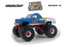 1983 Chevy C30 Monster Truck "Holman's Beast", Blue /White - Greenlight 49160B/48 - 1/64 Scale Diecast Model Toy Car