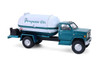 1982 Chevy C-60 Propane Truck, Green/White - Greenlight 45200B/48 - 1/64 Scale Diecast Model Toy Car