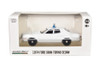 1974 Ford Gran Torino w/Police Lights, White - Greenlight 43012/100 - 1/64 Scale Diecast Model Toy Car