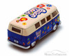 1962 Volkswagen Classical Bus, Blue - Kinsmart 5377DF - 1/32 scale Diecast Car (New, but NO BOX)