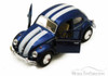 1967 Volkswagen Classical Beetle, Blue - Kinsmart 5057DWS - 1/32 Diecast Car (New, but NO BOX)