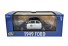 1949 Ford Custom Police Car "LAPD (Los Angeles Polie Department)", Black/White - Greenlight 86642 - 1/43 Scale Diecast Model Toy Car