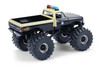 1983 Dodge Ram W350 Monster Truck "Florida Highway Patrol", Black/Cream - Greenlight 49170C/48 - 1/64 Scale Diecast Model Toy Car