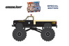 1983 Dodge Ram W350 Monster Truck "Florida Highway Patrol", Black/Cream - Greenlight 49170C/48 - 1/64 Scale Diecast Model Toy Car
