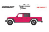2024 Jeep Gladiator Pickup Truck, Tuscadero Pink - Greenlight 68070F/48 - 1/64 Scale Diecast Model Toy Car