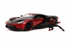 2007 Ford GT with Miles Morales Spider Man Figure - R-23869 - 1/24 Scale Diecast Model Toy Car