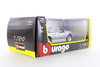 1998 Shelby Series 1, Silver - Bburago R-23885 - 1/24 scale Diecast Model Toy Car