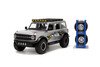 2021 Ford Bronco with Extra Wheels, Gray Metallic - Jada Toys R-23880 - 1/24 scale Diecast Car