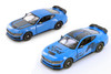 2024 Ford Mustang Dark Horse 2-Pack, Blue - Kinsmart - 1/38 Scale Diecast Model Toy Car