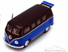 1962 Volkswagen Classical Bus, Blue - Kinsmart 5376D - 1/32 Diecast Car (Brand New, but NOT IN BOX)