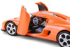 Koenigsegg CC850, Orange - Kinsmart 5485D - 1/34 Scale Diecast Model Toy Car