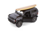 2022 Ford Bronco w/Surfboard, Black - Kinsmart 5438DS1 - 1/34 Scale Diecast Model Toy Car