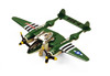 Box of 12 War Fighters Assortment - Showcasts 508D - 4.5" Scale Diecast Model Toy Planes