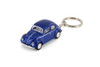1967 Volkswagen Classic Beetle Key Chain, Blue - Kinsmart 2540DK - 2.5" Scale Diecast Model Toy Car