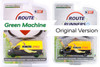 GREEN MACHINE 2019 Ford Transit LWB High Roof Van, Yellow - Greenlight 53050C/48 - 1/64 Scale Diecast Car