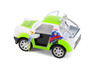 Cutie Cars w/Movable Eyes & Tongues - Power Man, Green - Showcasts 403/4D - 4" Scale Diecast Model Car