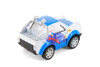 Cutie Cars w/Movable Eyes & Tongues - Power Man, Blue - Showcasts 403/4D - 4" Scale Diecast Model Car