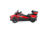 Can-Am Spyder RT Limited 3-Wheel Motorcycle w/Standing Rider, Deep Marsala Red - Diecast Masters 60017 - 1/32 Scale Diecast Model Toy Bike