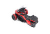 Can-Am Spyder RT Limited 3-Wheel Motorcycle w/Standing Rider, Deep Marsala Red - Diecast Masters 60017 - 1/32 Scale Diecast Model Toy Bike