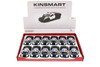 Box of 12 Lamborghini Murcielago LP640 Police, Black/White - Kinsmart 5317DP - 1/36 Scale Diecast Model Toy Cars