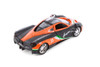 Box of 4 Pagani Huayra #23 "GT Racing", Orange/Black - Showcasts® 73798D - 1/24 Scale Diecast Model Toy Cars