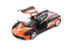Box of 4 Pagani Huayra #23 "GT Racing", Orange/Black - Showcasts® 73798D - 1/24 Scale Diecast Model Toy Cars