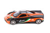 Box of 4 Pagani Huayra #23 "GT Racing", Orange/Black - Showcasts® 73798D - 1/24 Scale Diecast Model Toy Cars