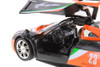 Box of 4 Pagani Huayra #23 "GT Racing", Orange/Black - Showcasts® 73798D - 1/24 Scale Diecast Model Toy Cars