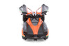 Box of 4 Pagani Huayra #23 "GT Racing", Orange/Black - Showcasts® 73798D - 1/24 Scale Diecast Model Toy Cars