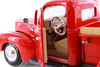 Box of 4 1940 Ford Pickup, Red - Showcasts 77234RD - 1/24 Scale Diecast Model Toy Cars