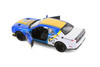 Box of 4 2018 Dodge Challenger SRT Hellcat Widebody #284 "GT Racing", Blue - Showcasts 73792D - 1/24 Scale Diecast Model Toy Cars
