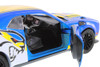 Box of 4 2018 Dodge Challenger SRT Hellcat Widebody #284 "GT Racing", Blue - Showcasts® 73792D - 1/24 Scale Diecast Model Toy Cars