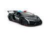 Lamborghini Veneno "Police", Matte Black - Jada Toys 37756 - 1/24 Scale Diecast Model Toy Car