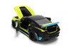 2026 Ford Mustang RTR Spec 5-D, Lime Green/Black - Jada Toys 36621 - 1/24 Scale Diecast Model Toy Car