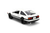 1986 Toyota Trueno (AE86) w/Takumi Figure, Initial D - Jada Toys 34501/4 - 1/24 Scale Diecast Model Toy Car