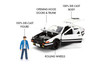 1986 Toyota Trueno (AE86) w/Takumi Figure, Initial D - Jada Toys 34501/4 - 1/24 Scale Diecast Model Toy Car