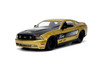 2010 Ford Mustang GT "Tom Racing", Gold w/Black Stripes - Jada Toys 33055 - 1/24 Scale Diecast Model Toy Car