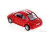 I Love New York Volkswagen New Beetle Hard Top, Red - Kinsmart 5028W-ILNY - 1/32 Scale Diecast Car