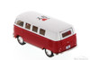 1962 Volkswagen Classic Bus, Red - Kinsmart 5060W-ILNY - 1/32 Scale Diecast Model Toy Car